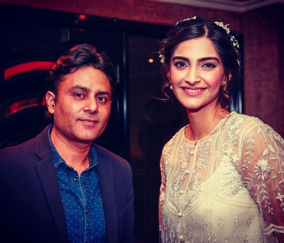 Sonam Kapoor and Celebrity Astrologer Sundeep Kochar.