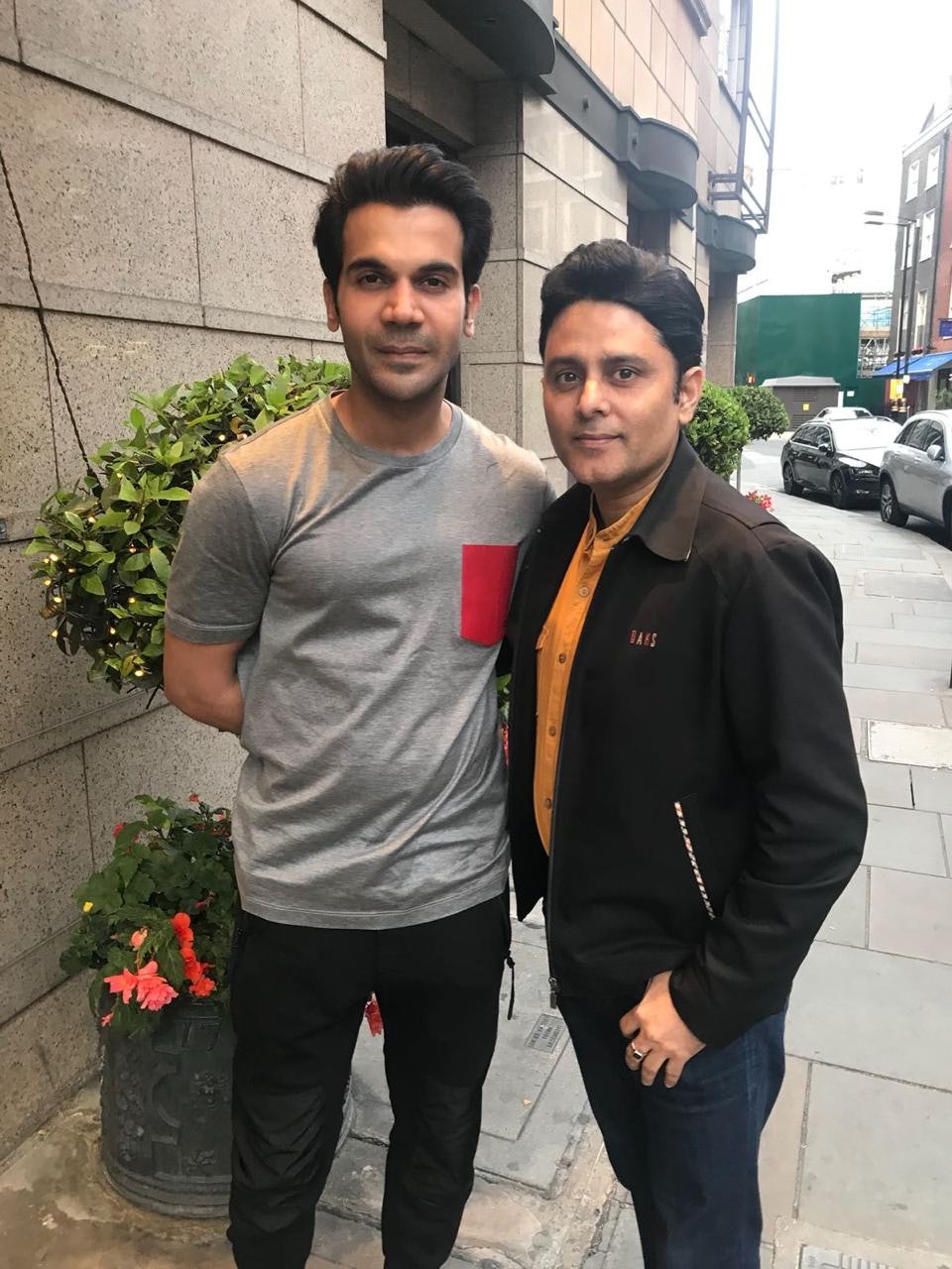 Rajkummar Rao and Celebrity Astrologer Sundeep Kochar.