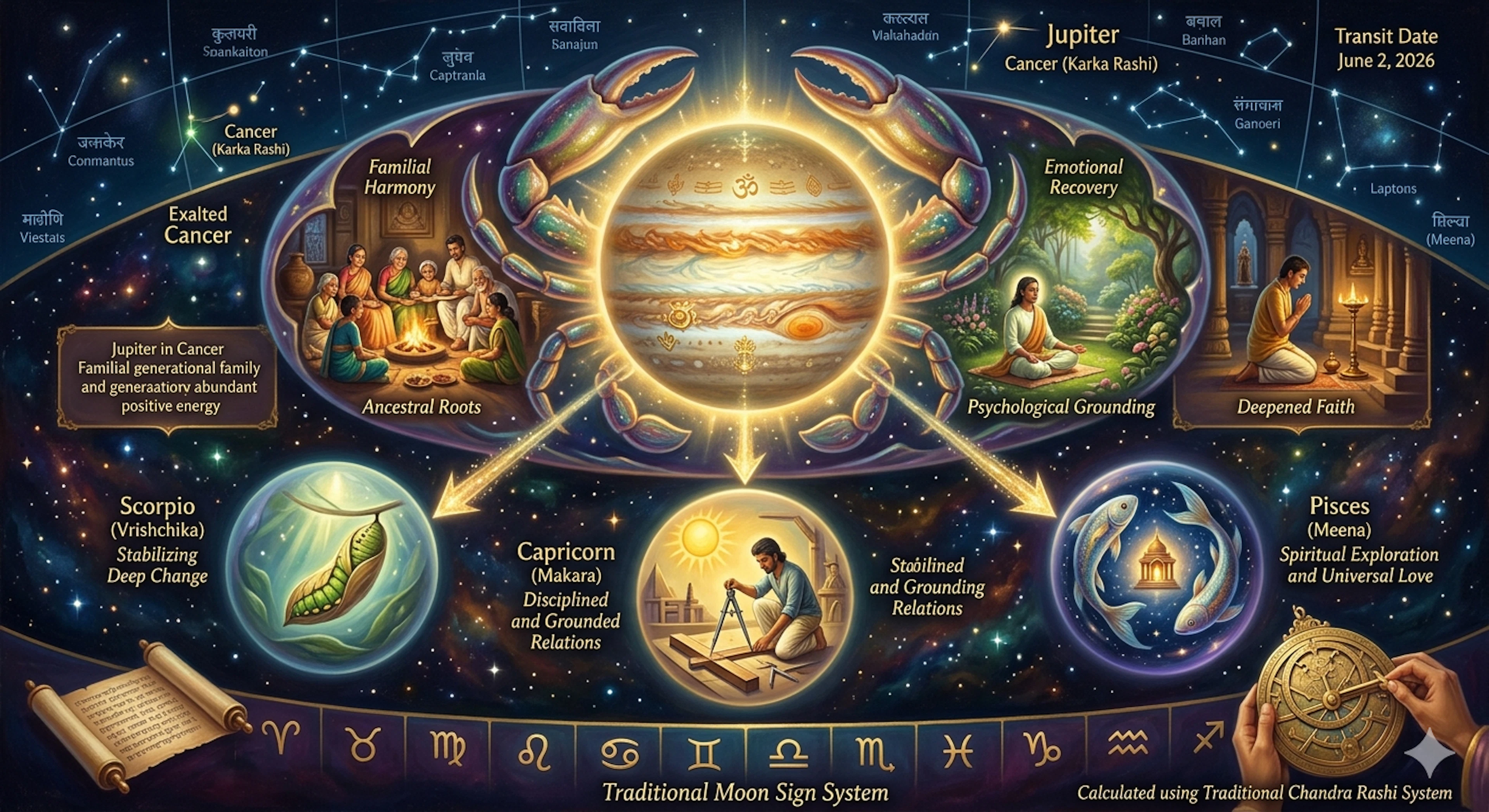 Jupiter Transit in Cancer 2026
