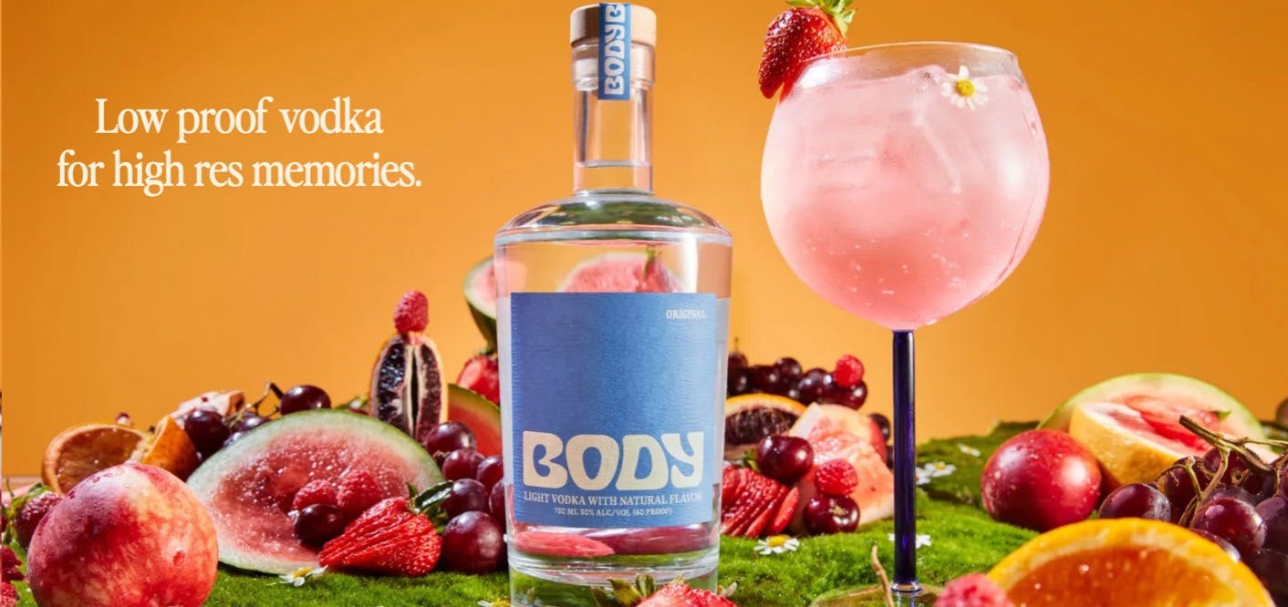 Body Vodka started with the idea that not all vodka needs to be 40