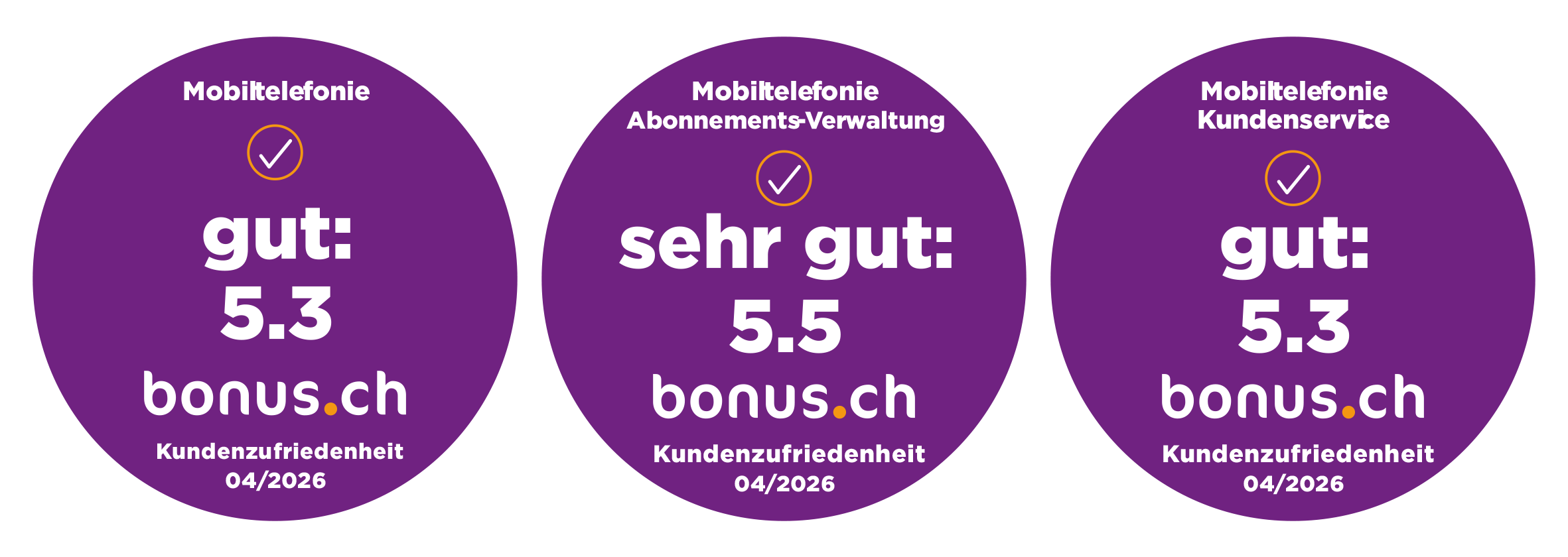 Bild, das die hohe Bewertung der Kundenzufriedenheitsumfrage zeigt  