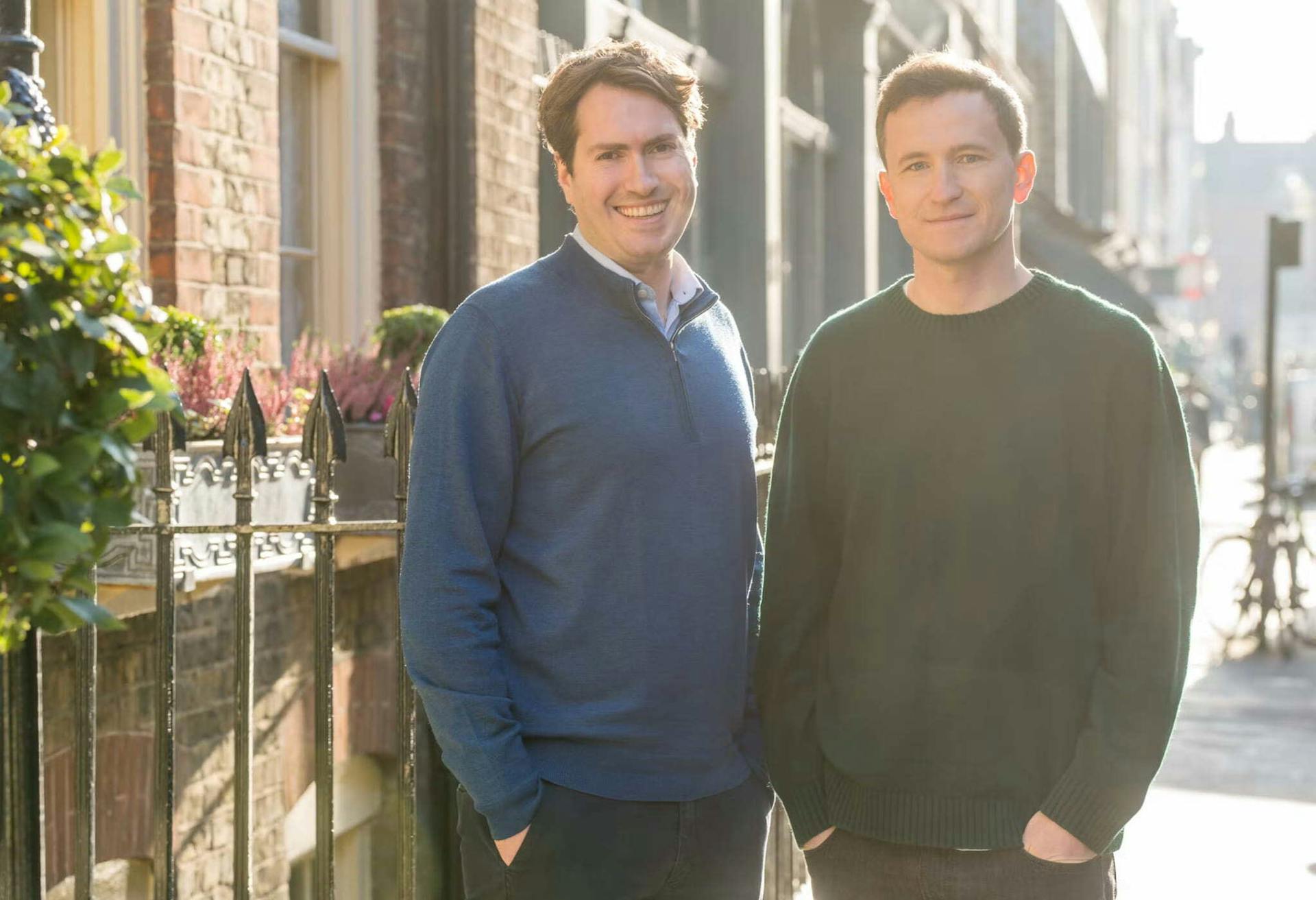 Co-founders of Sunsave, Alick Dru and Ben Graves