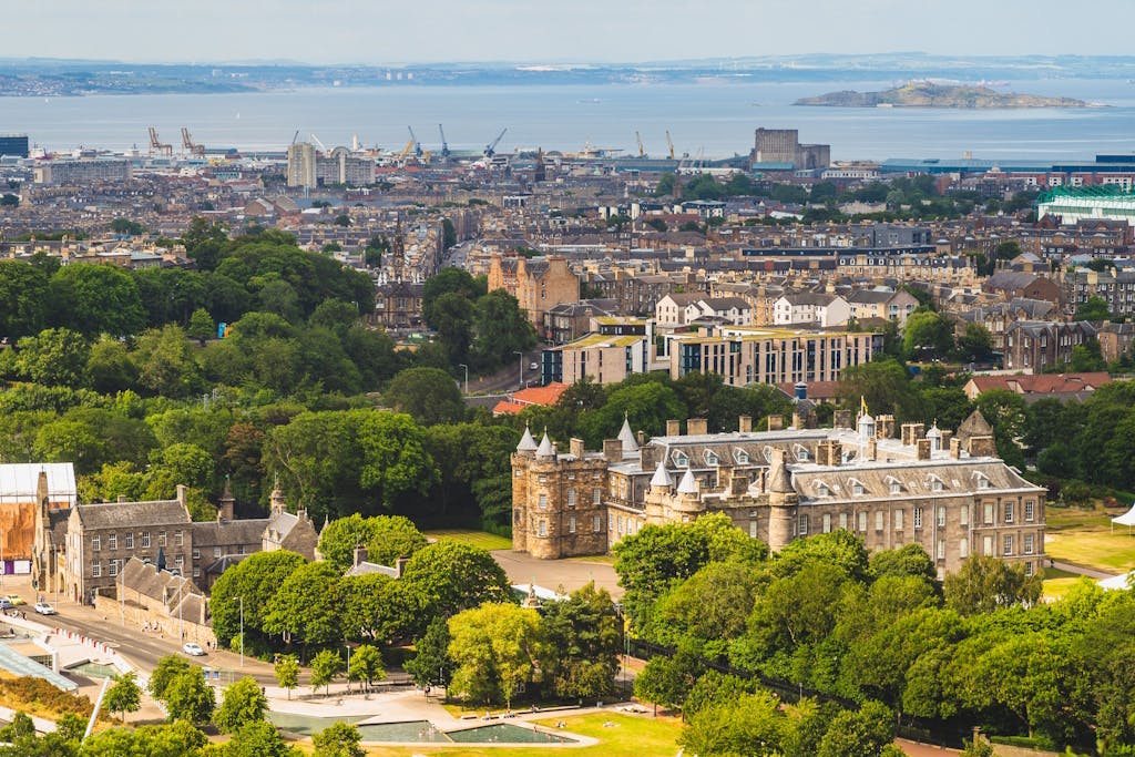 an overview of Edinburgh, Scotland