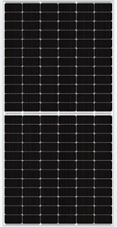 a black solar panel with silver framing