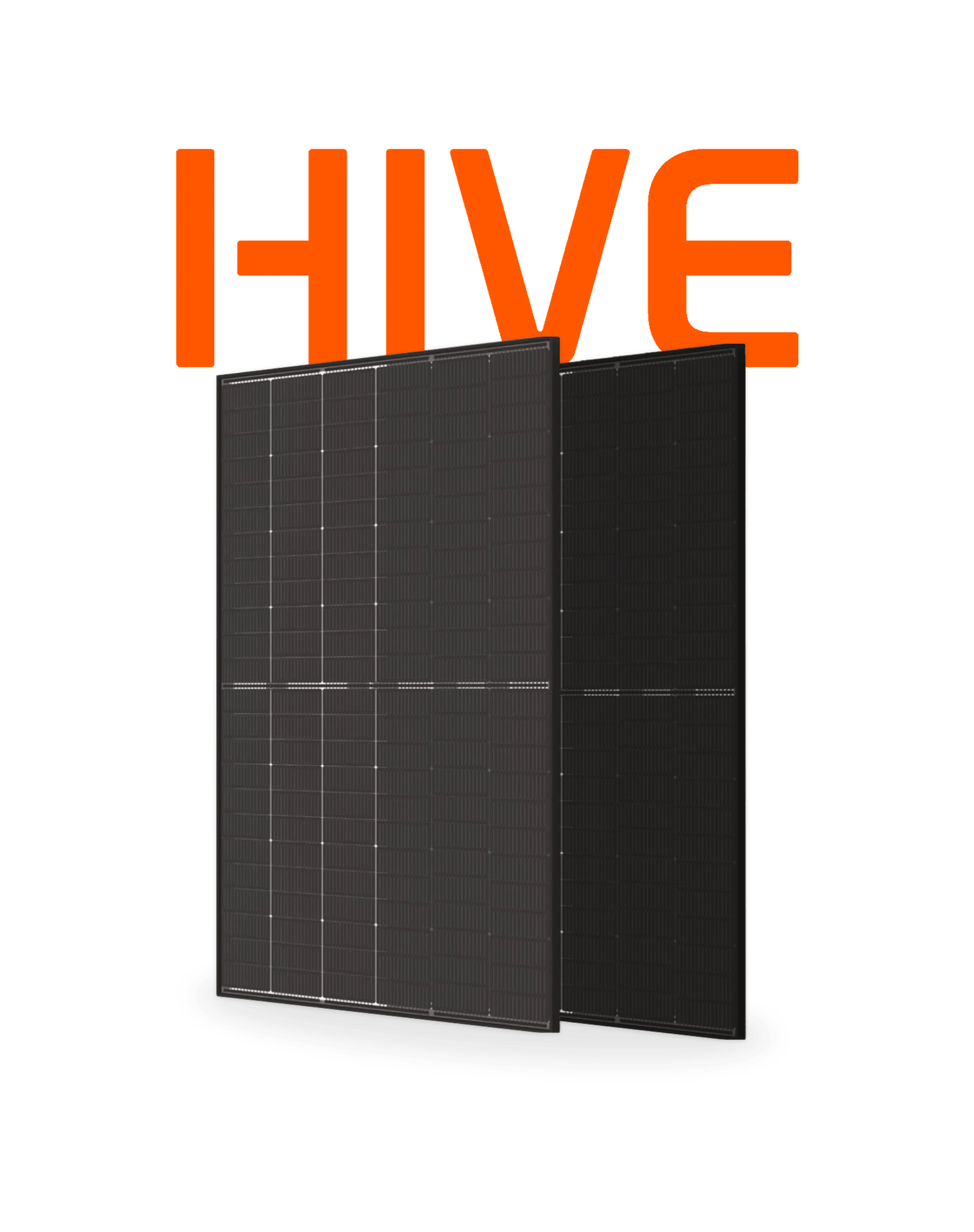 Hive logo and solar panels