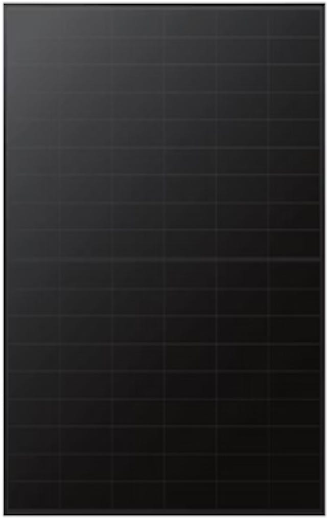 black solar panel