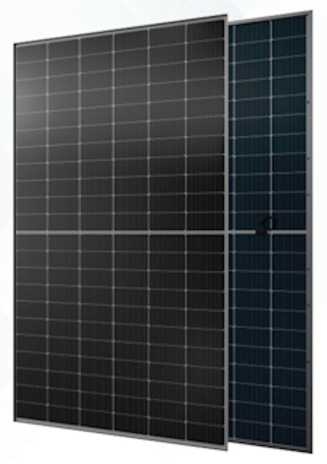 black solar panel
