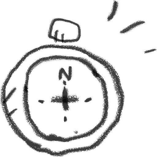 Time clock illustration