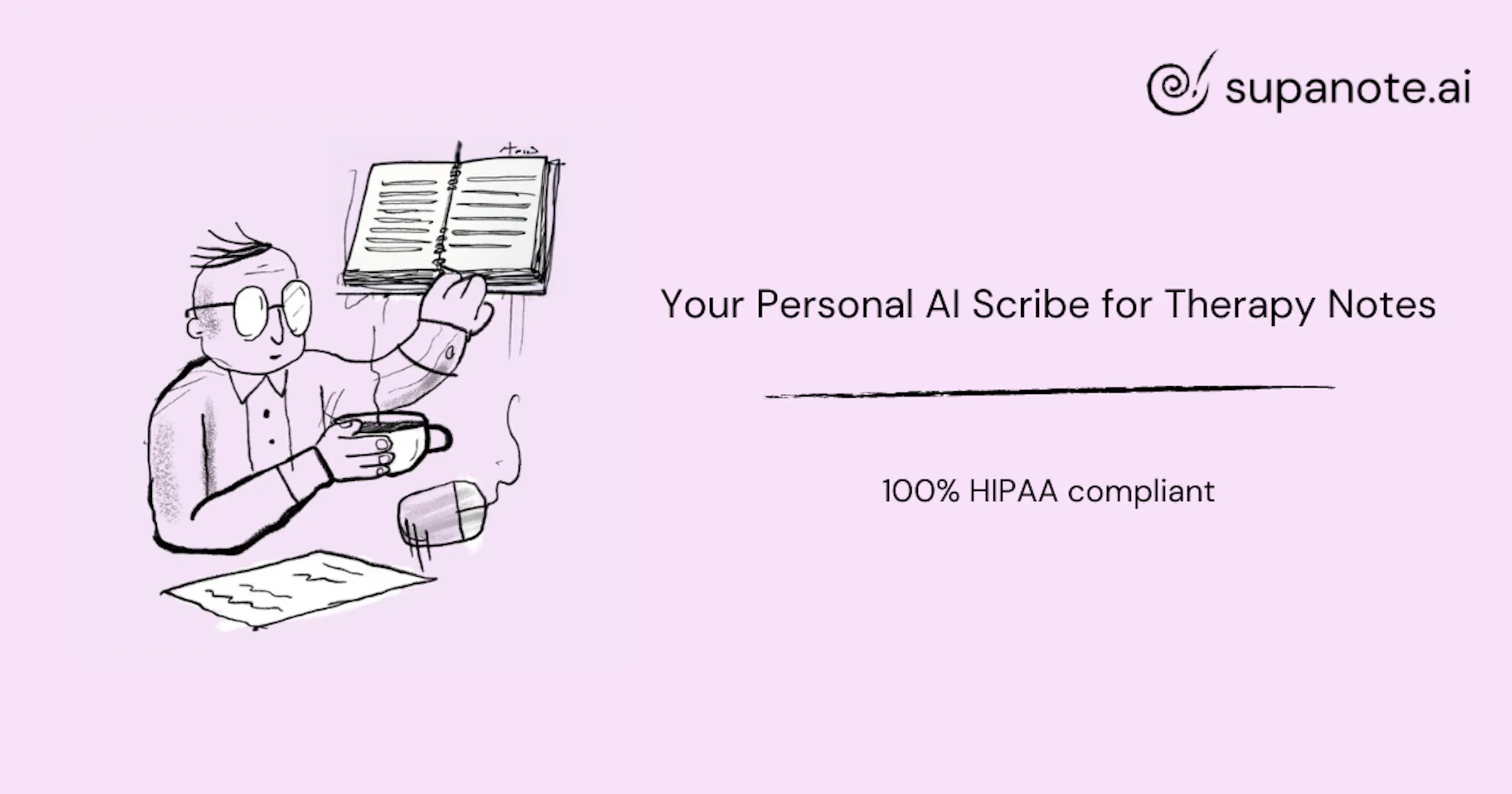 AI Therapy Notes for Mental Health Providers Supanote logo
