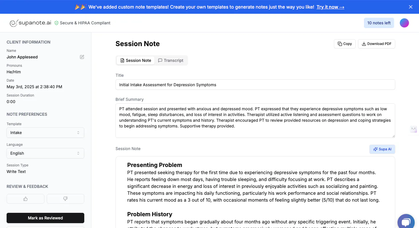 AI SOAP Notes: 8 Best Tools for Mental Health Professionals (2026)