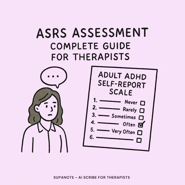 Asrs Filing ASRS Assessment – ADHD Screening Tool