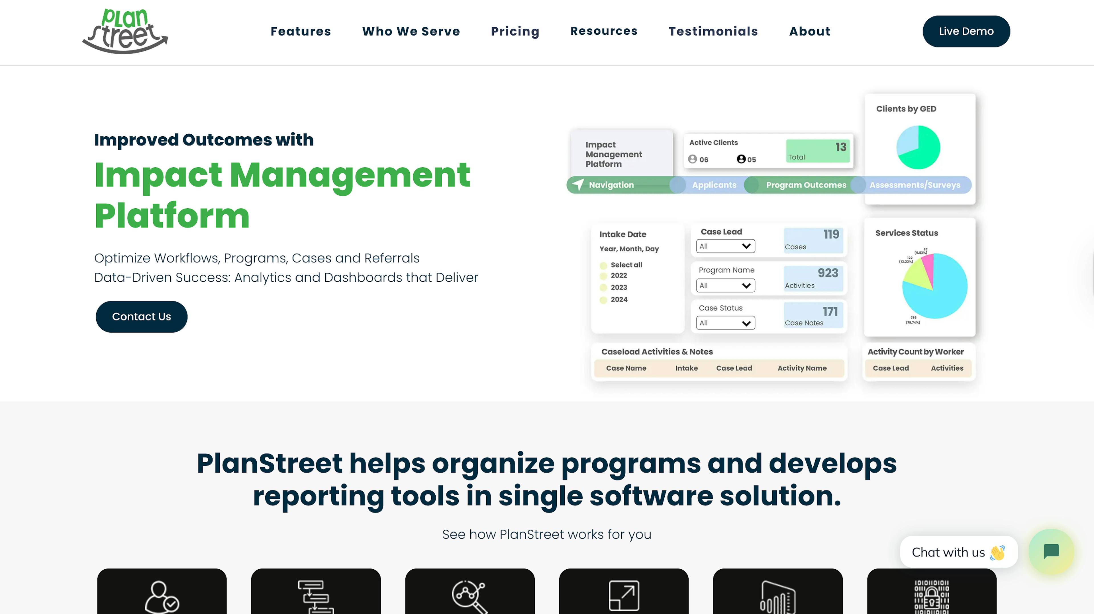 PlanStreet Dashboard