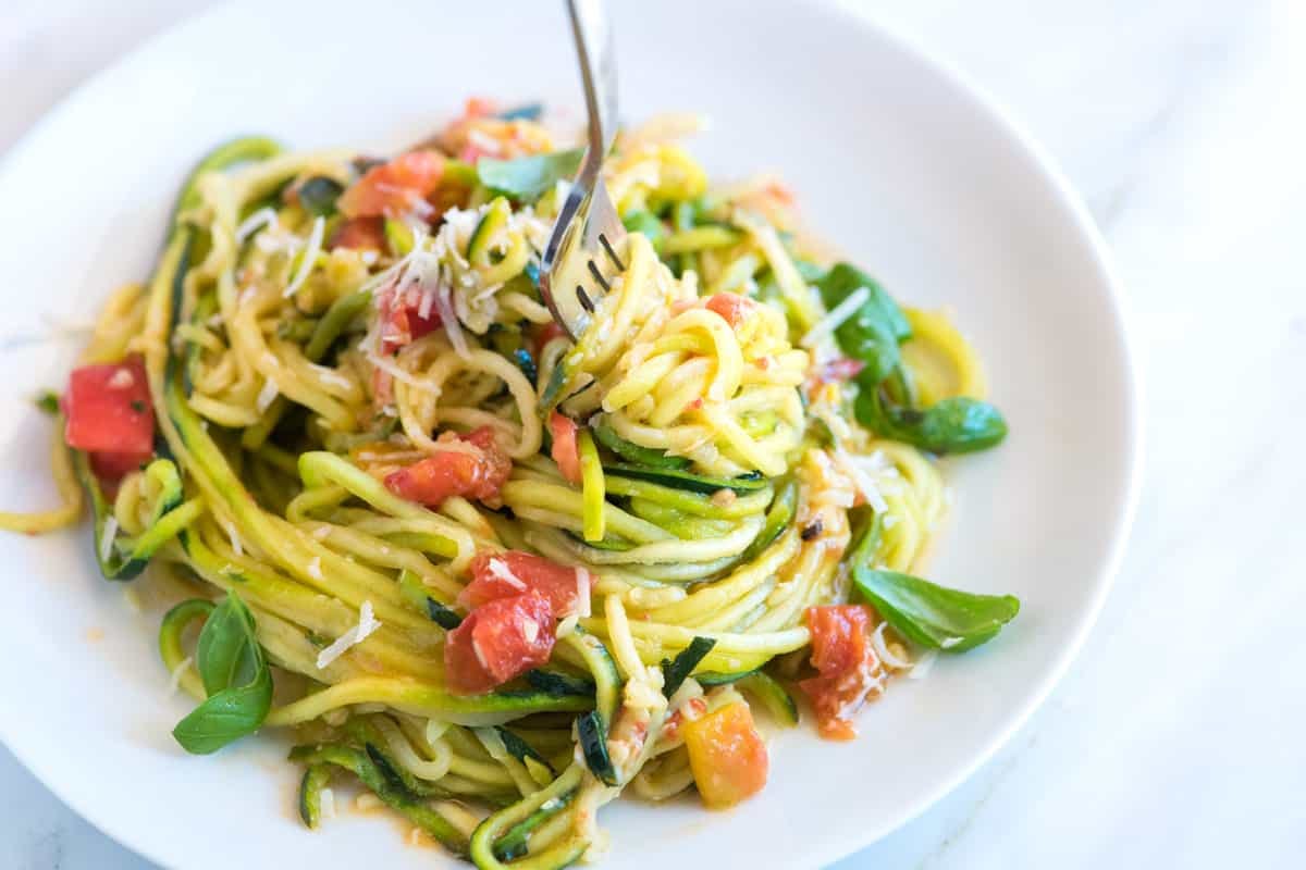 Zucchini pasta