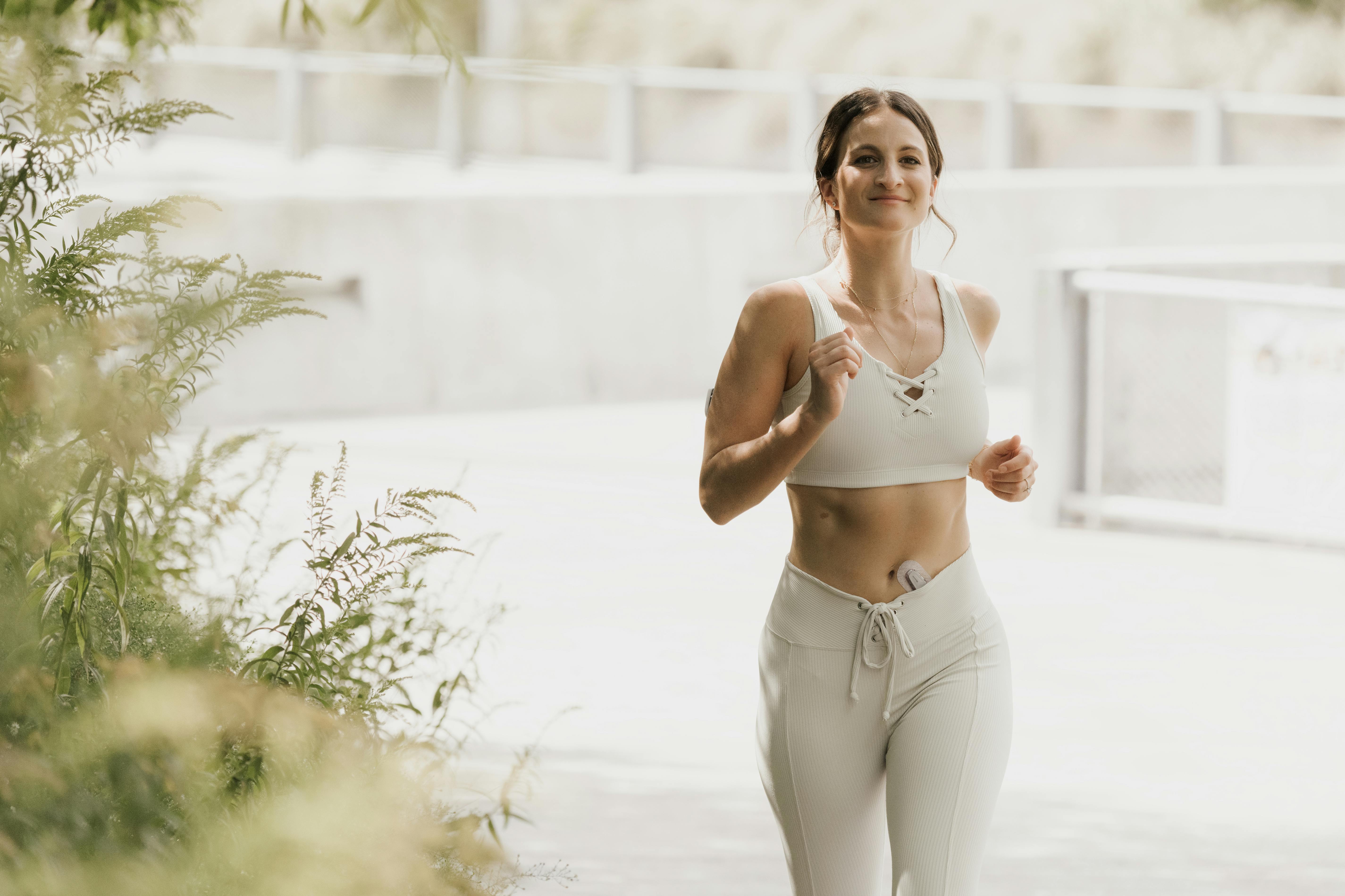 Lauren Bongiorno on a run