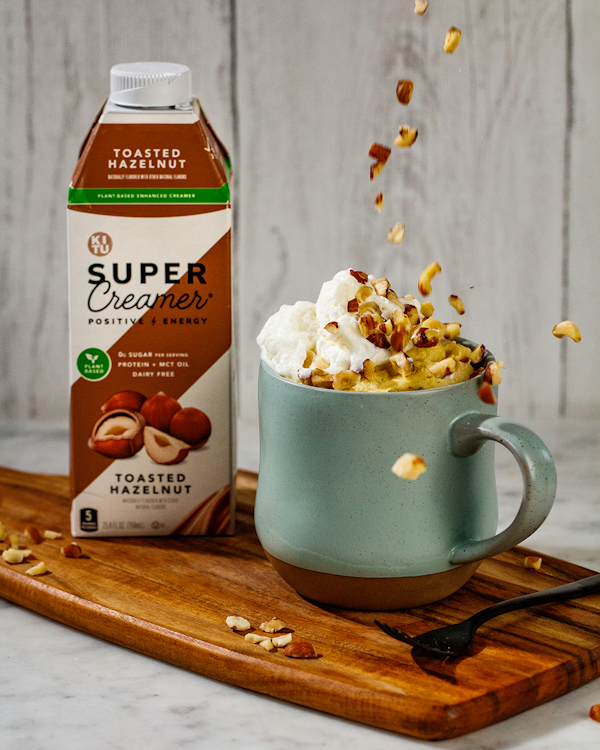 Keto Toasted Hazelnut Mug Cake Super Coffee