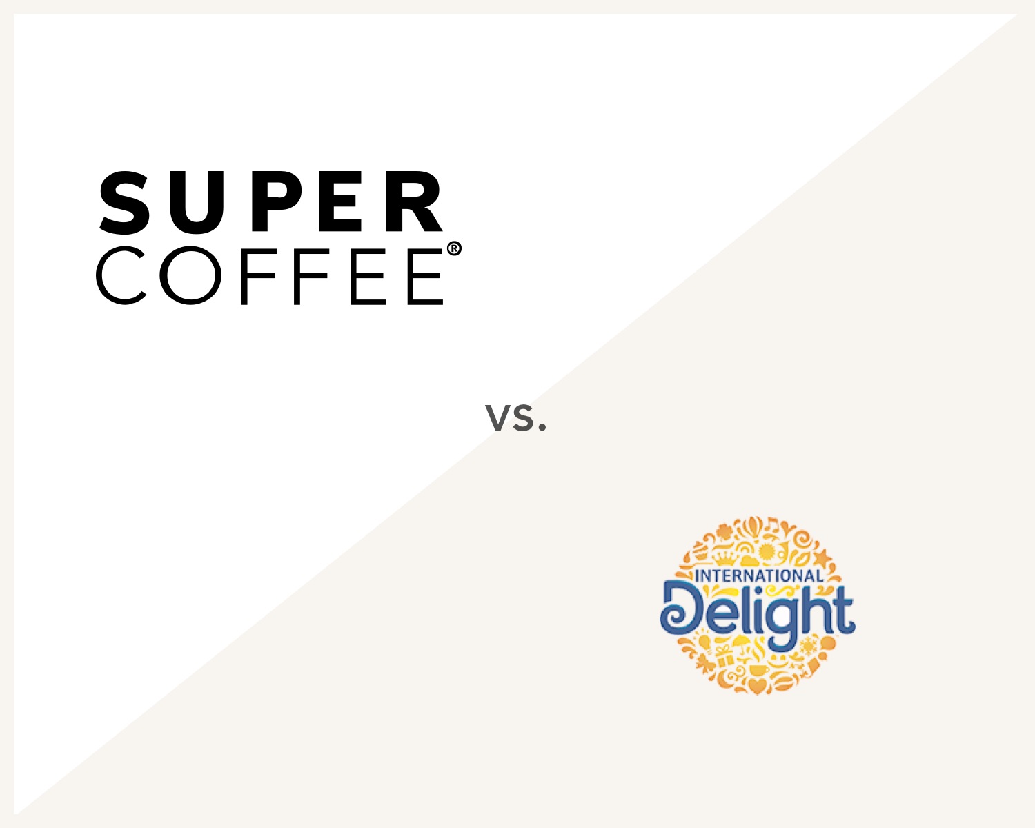 Super Creamer Vs. International Delight Coffee Creamer Super Coffee