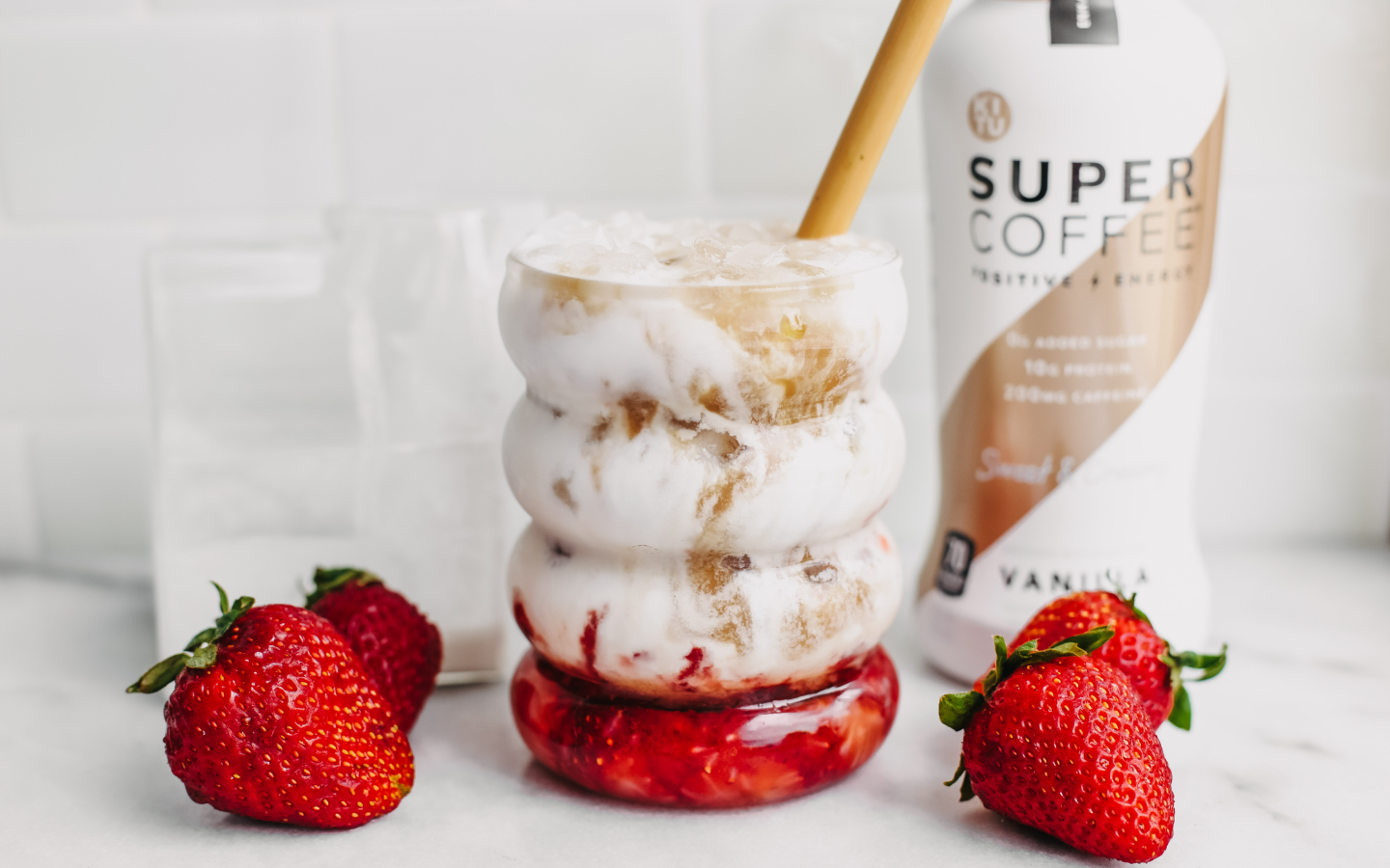 Strawberry Shortcake Latte Super Coffee