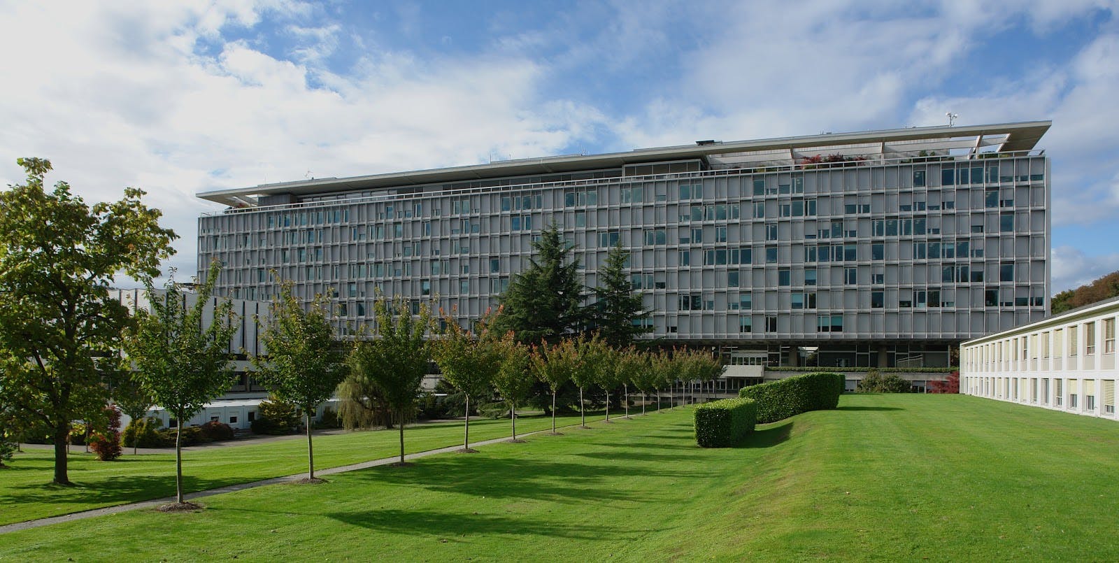 Siège de l'Organisation Mondiale de la Santé (OMS), situé à Genève en Suisse