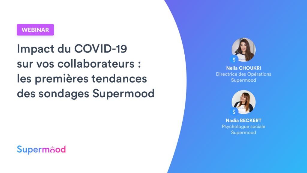 Impact du Covid-19 sur vos collaborateurs : les premières tendances des sondages Supermood 