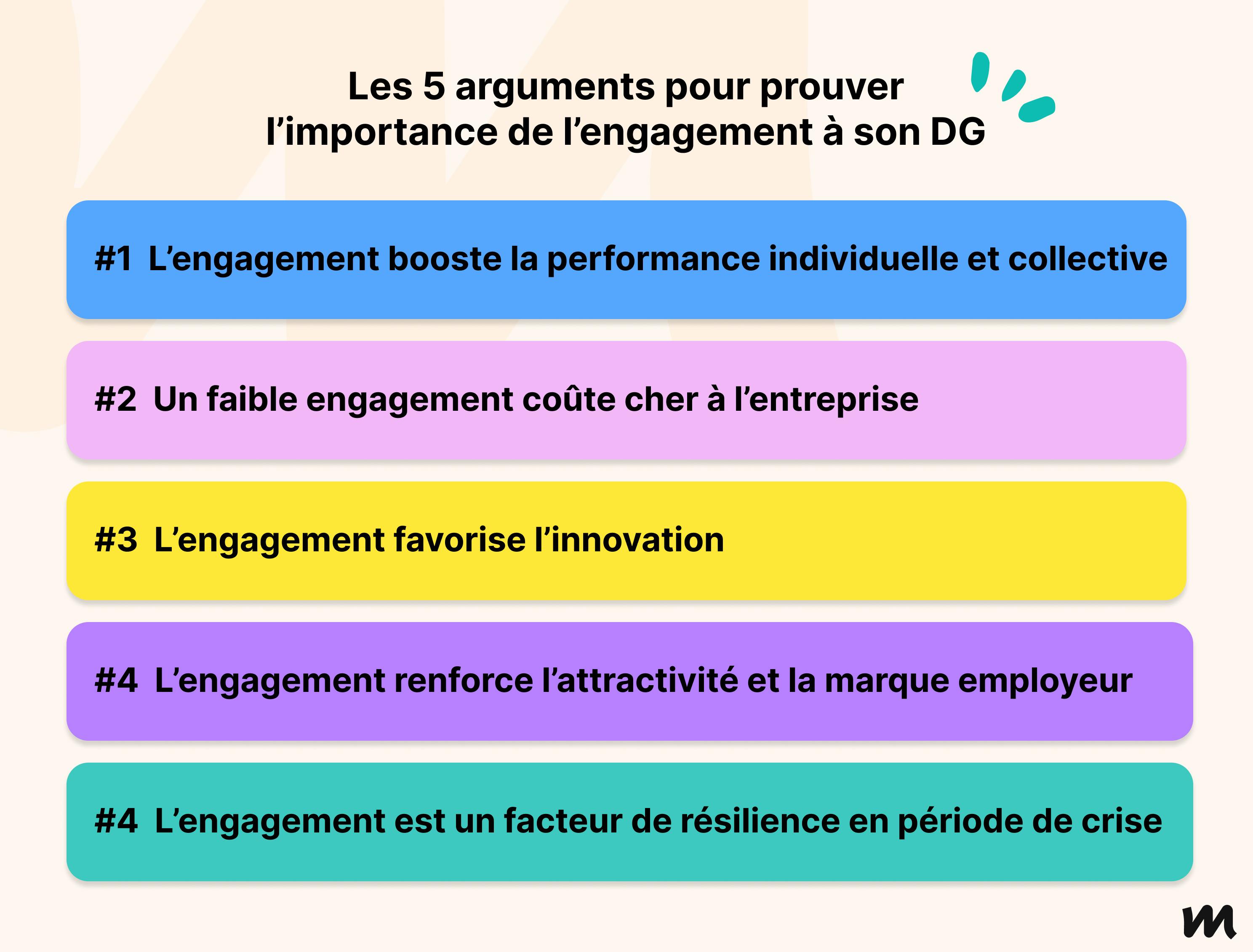 prouver l'importance de l'engagement à son DG