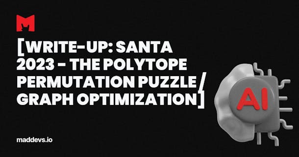 Write-Up: Santa 2023 - the polytope permutation puzzle