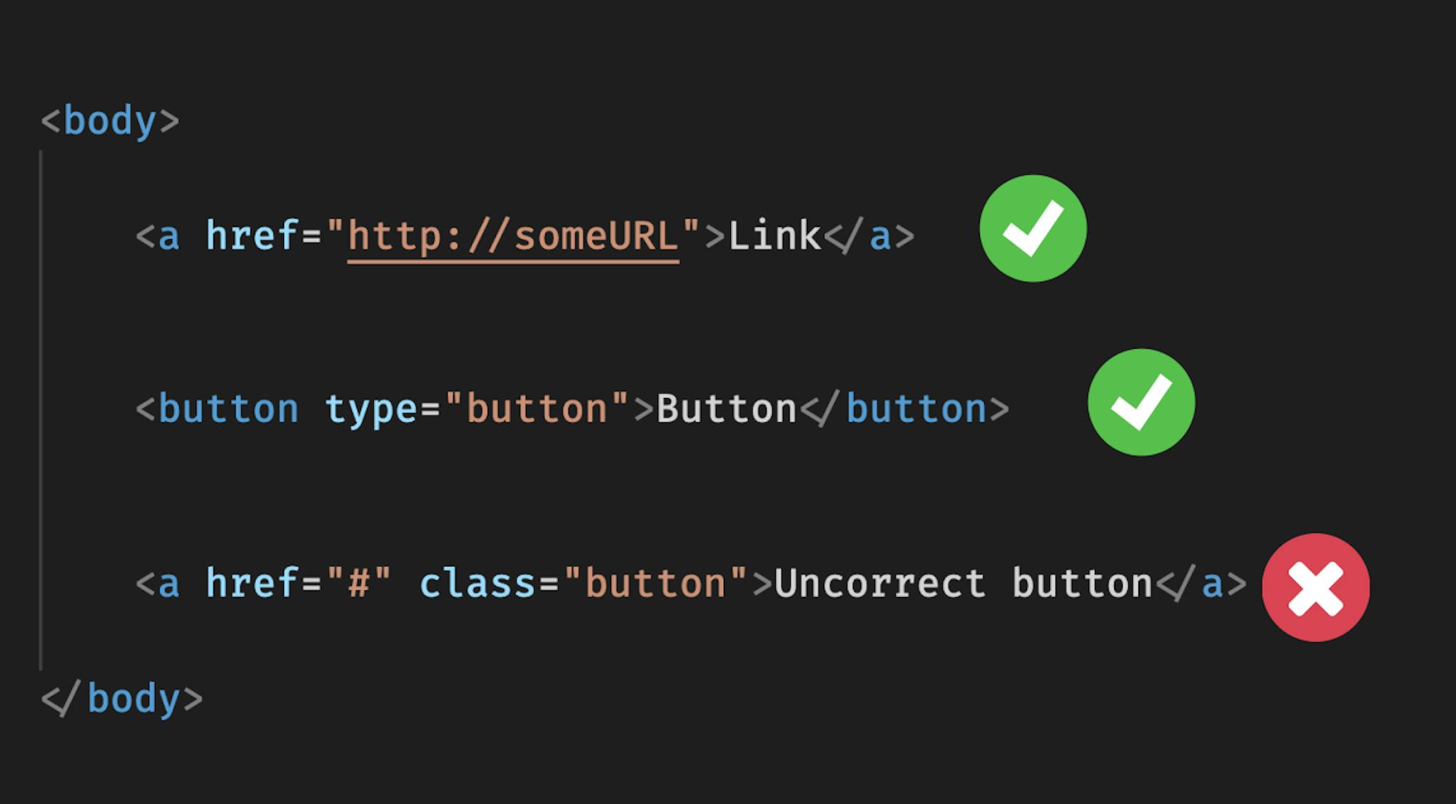 Links and Buttons.