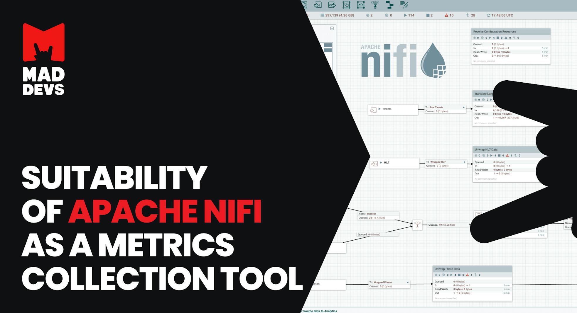 Suitability of Apache NiFi as a Metrics Collection Tool