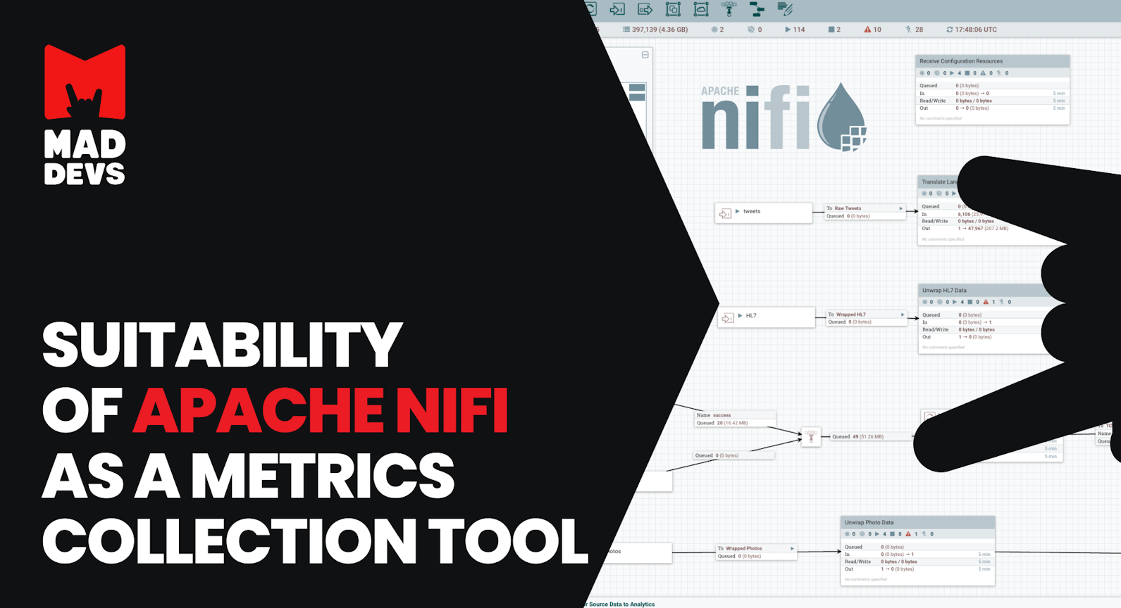 Suitability of Apache NiFi as a Metrics Collection Tool.