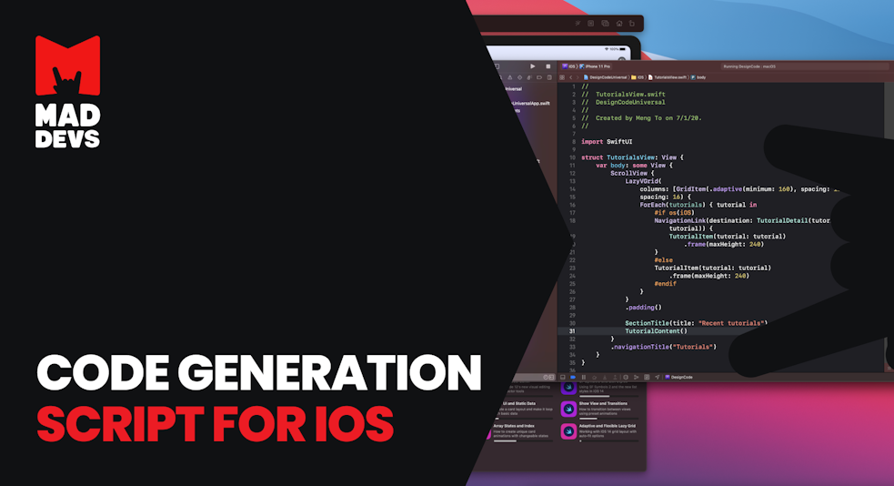 Code Generation Script for iOS