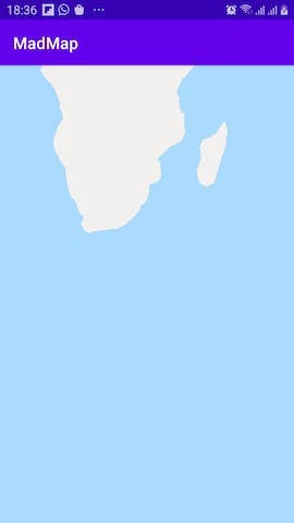 Mad Map Island of Madagascar and a Part of Africa.