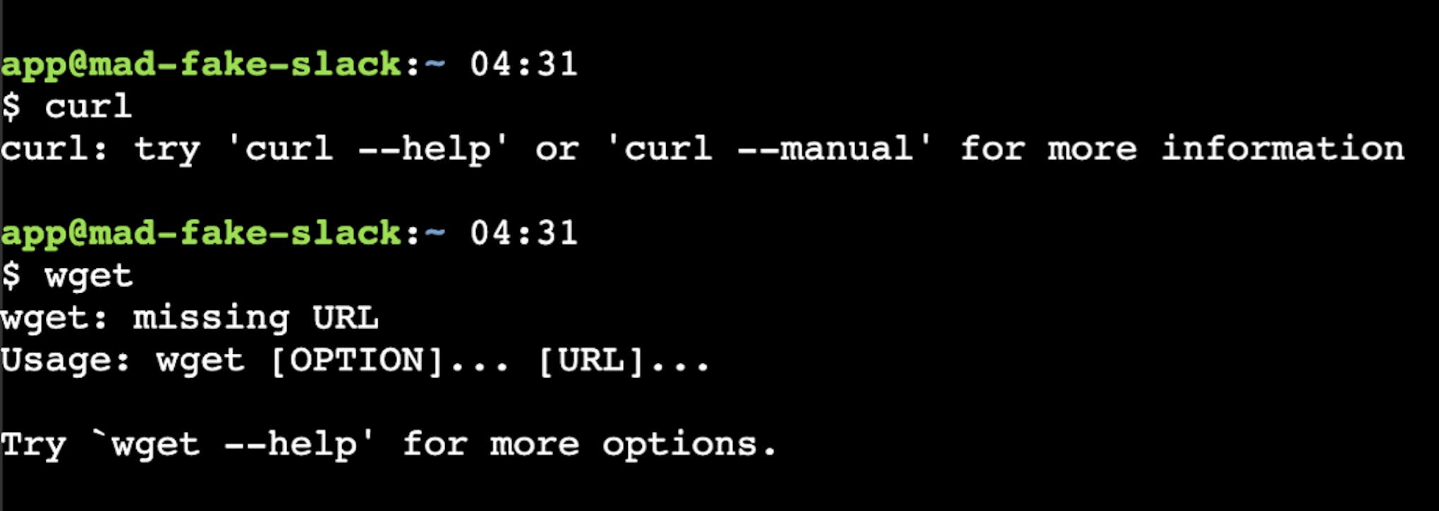 Very Useful `curl` and `wget` Tools.