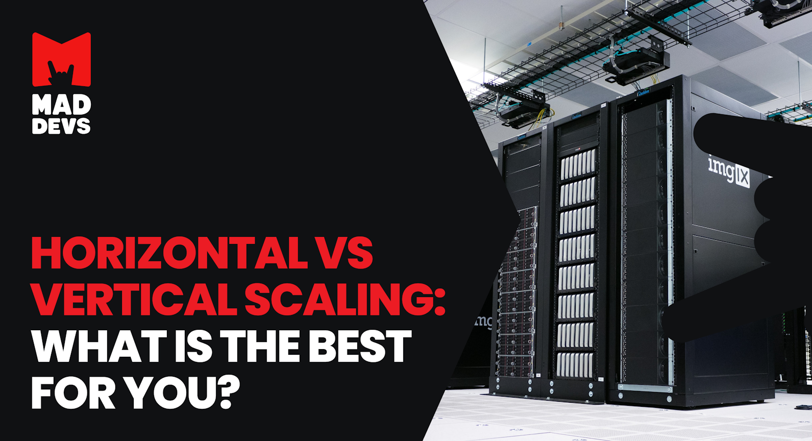 Horizontal vs Vertical Scaling.