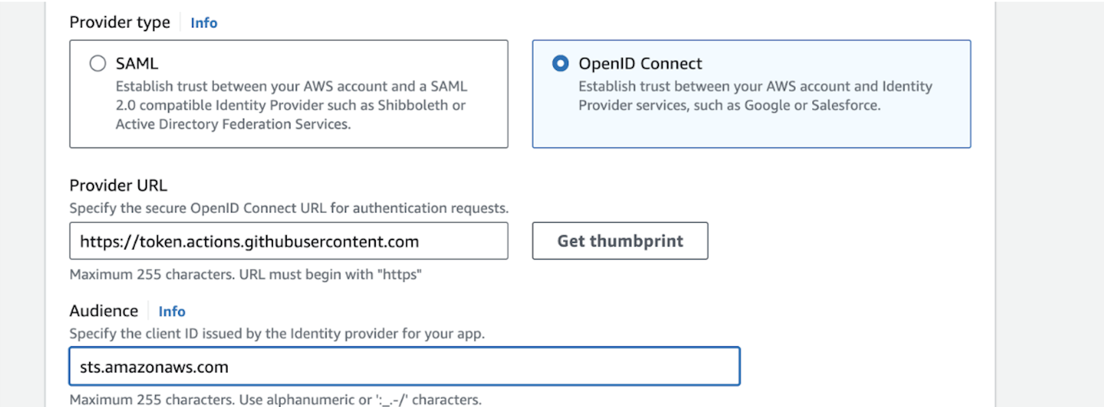 Get thumbprint