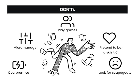 5 DON’Ts of a New Manager.