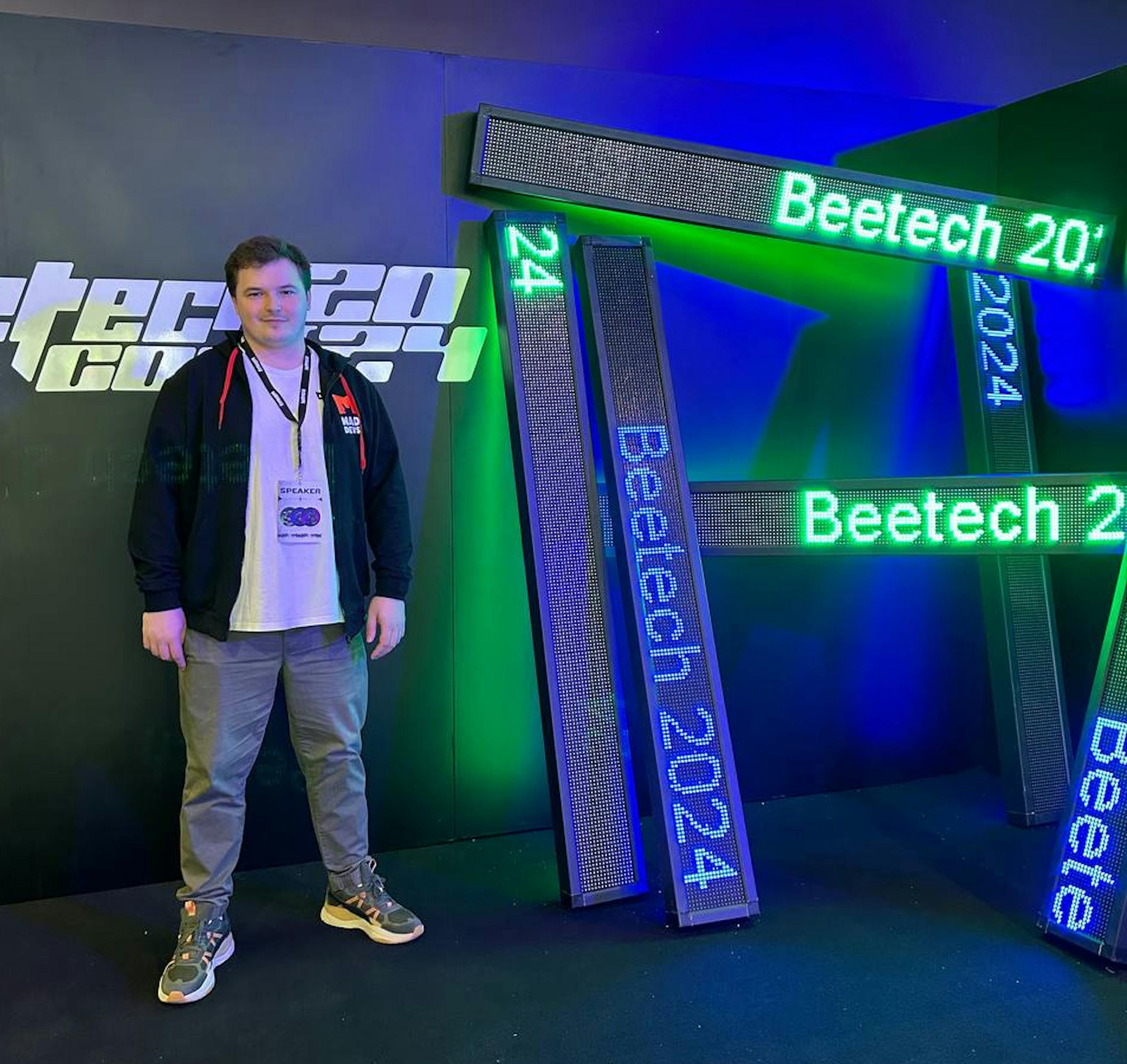 Roman Panarin at the BeeTech 2024 KZ