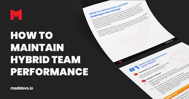 How to maintain hybrid team performance