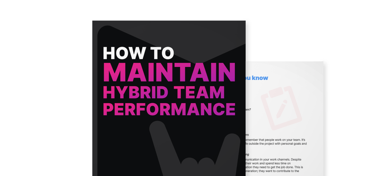How to Maintain Hybrid Team Performance
