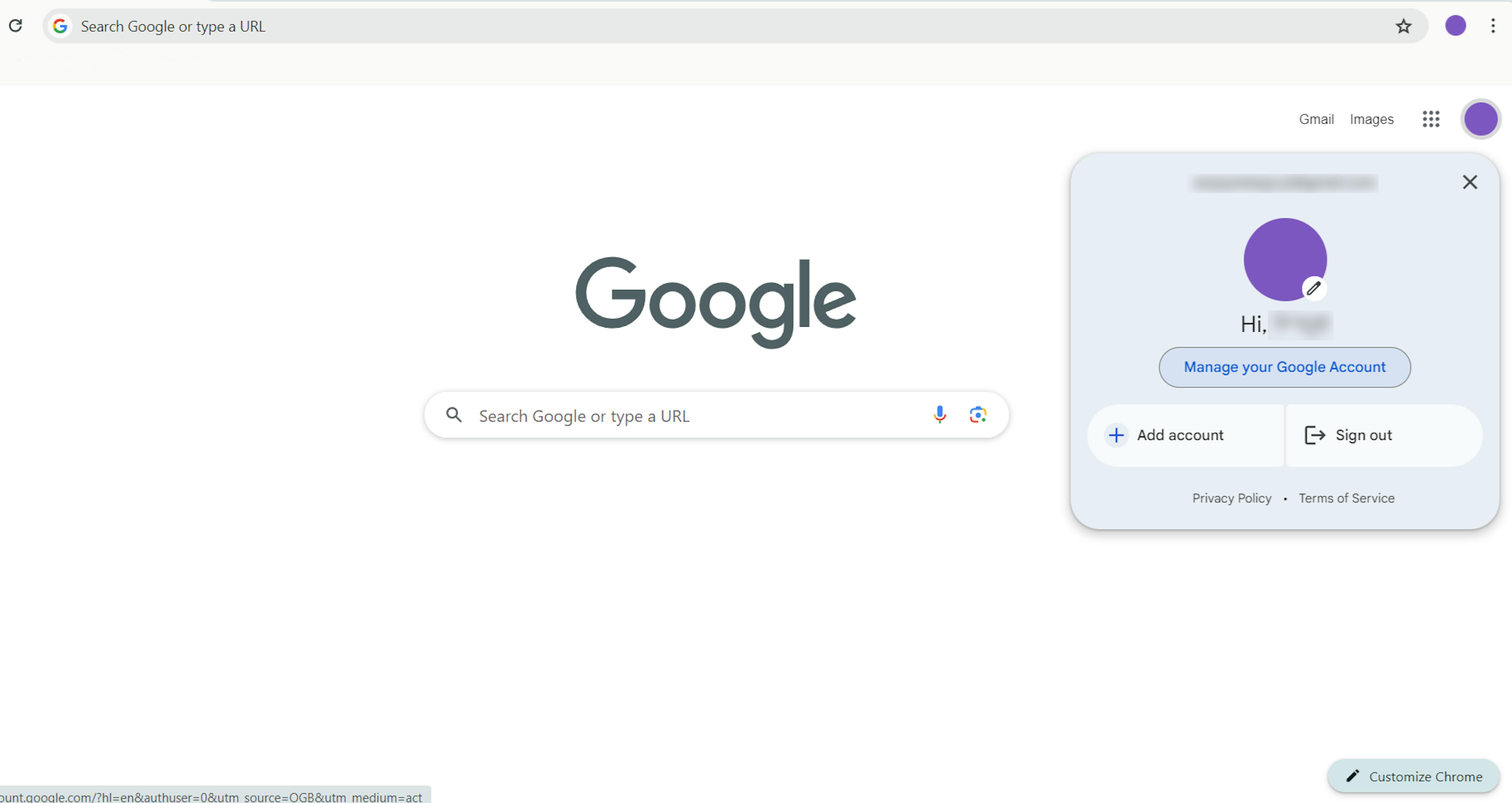 Google Acount.