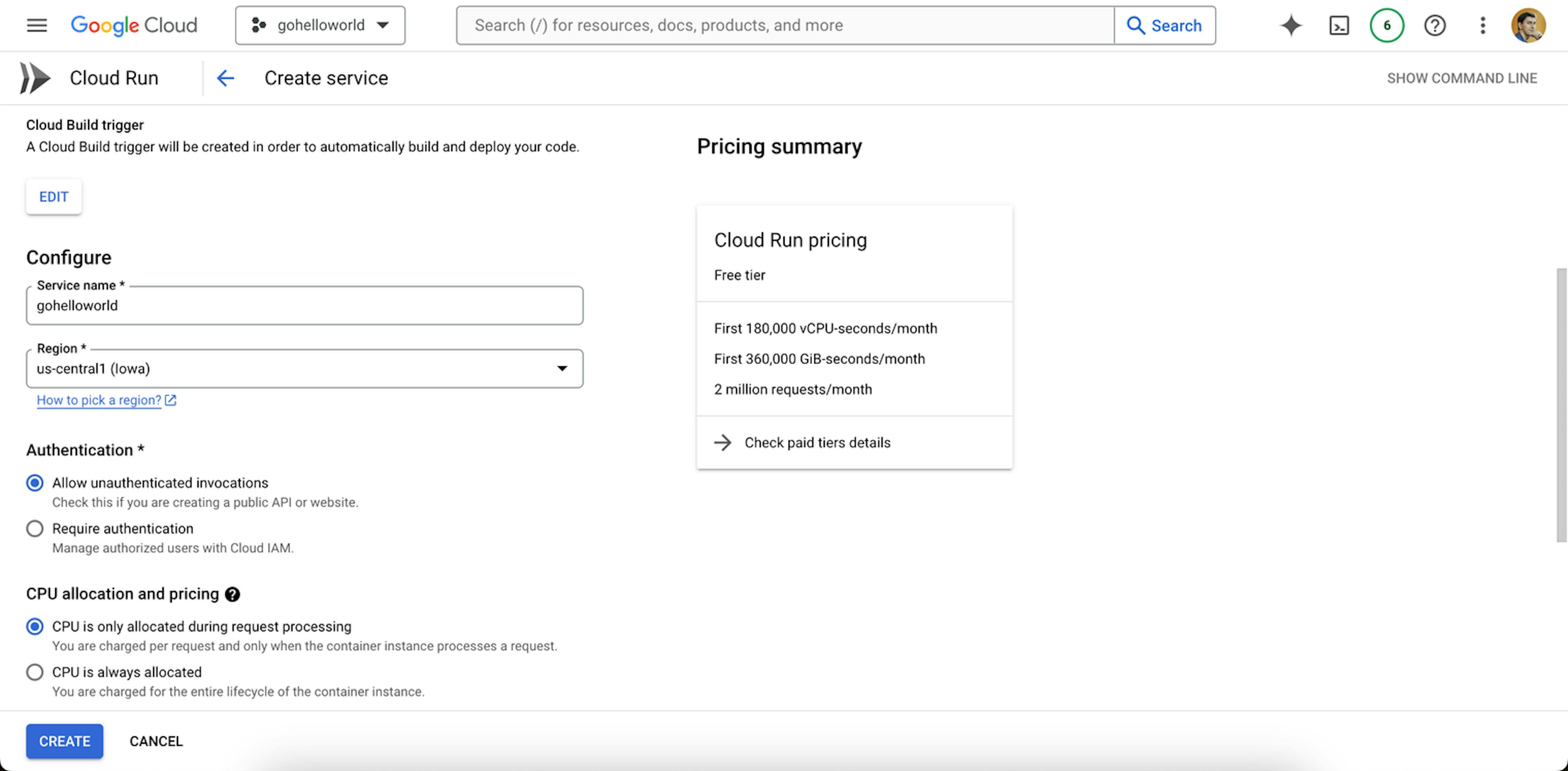 Show the Source repository.