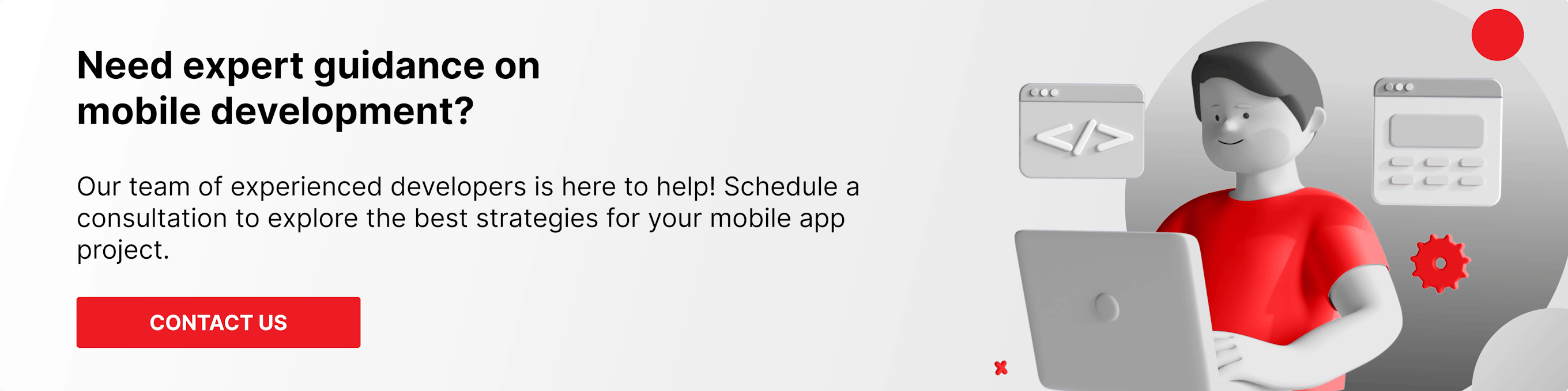 Custom mobile app development.