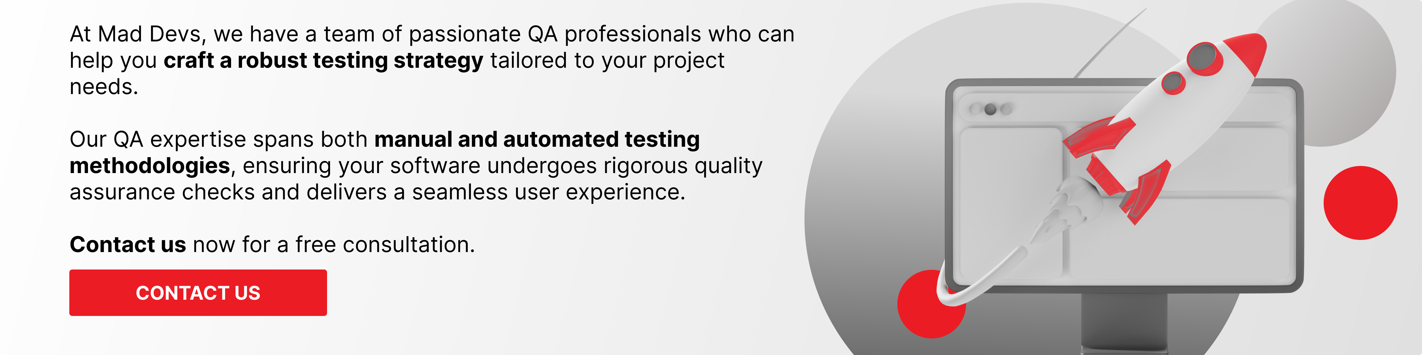 Mad Devs' QA professionals consultancy.