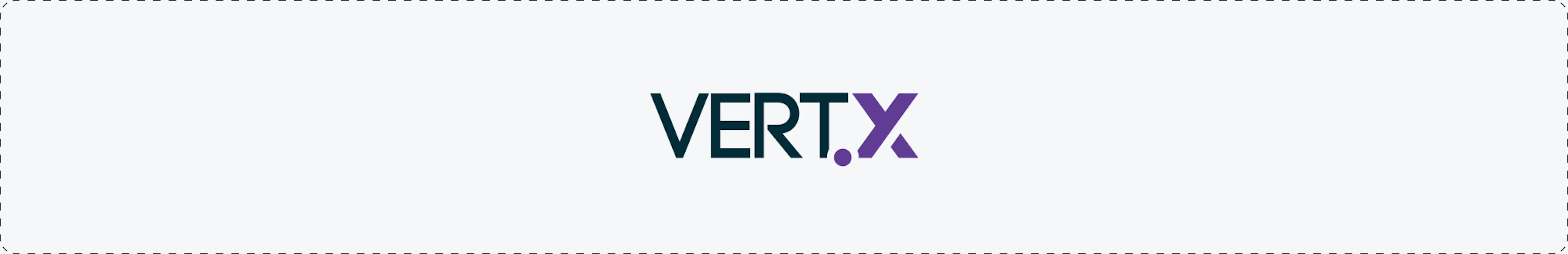 Vert.x logo.