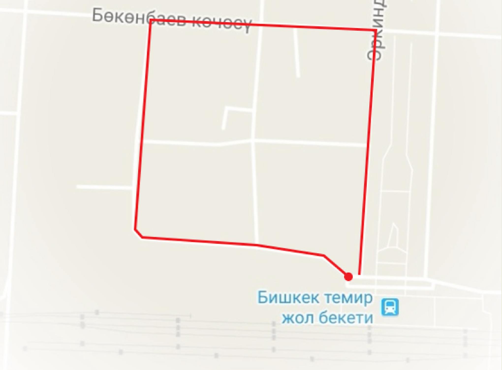 Bishkek City Map.