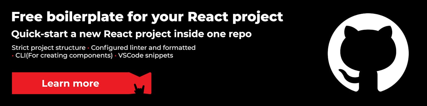 Free Boilerplate for Your React Project.