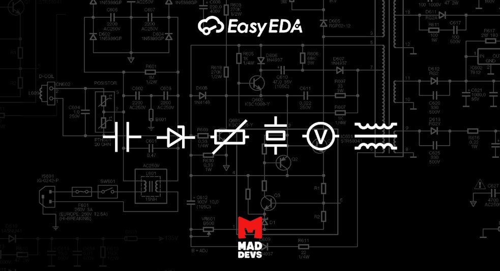 Prototyping with EasyEDA ► Part II: Simple Schematic