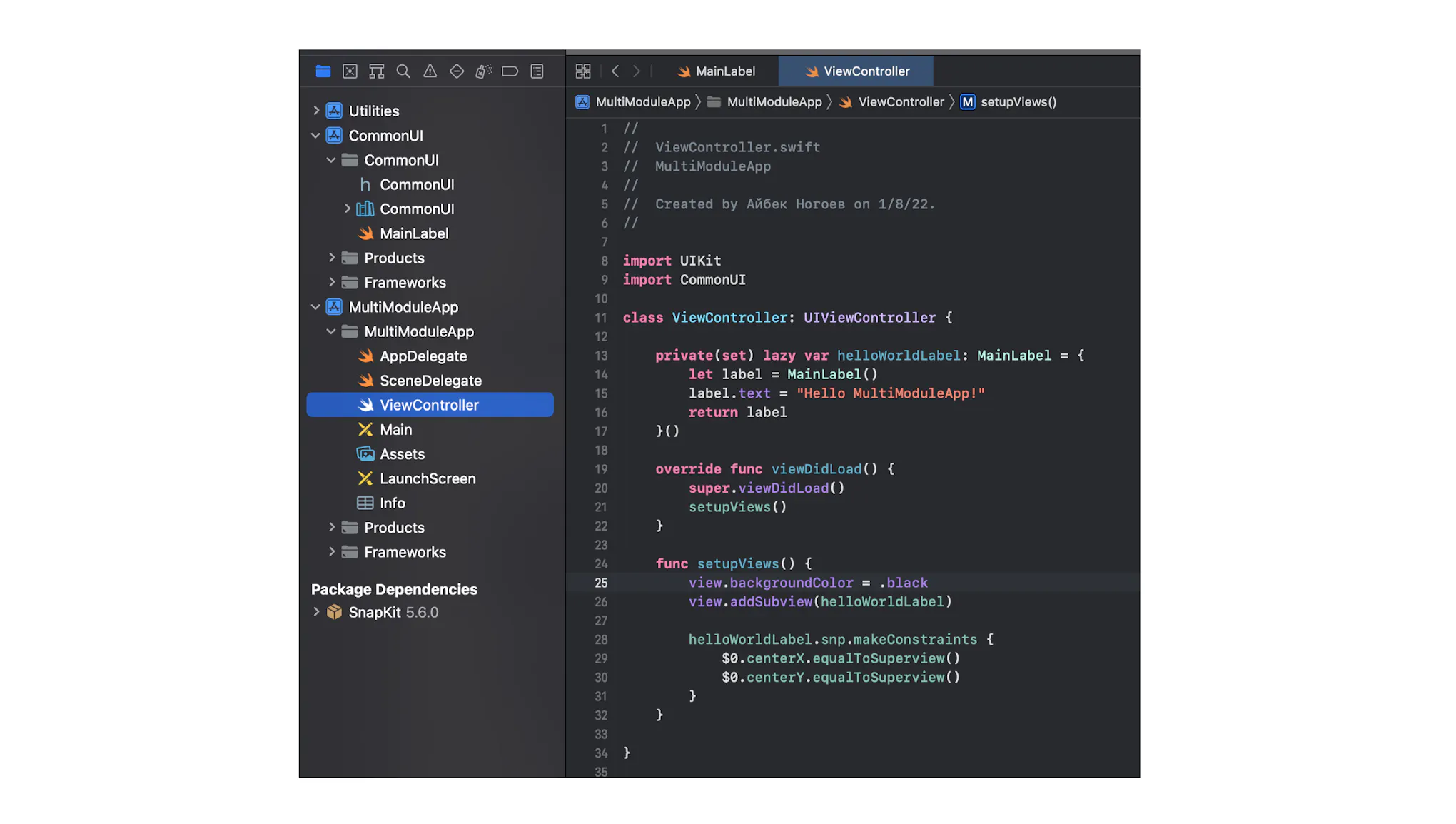 How to Modularize an iOS Application from Scratch