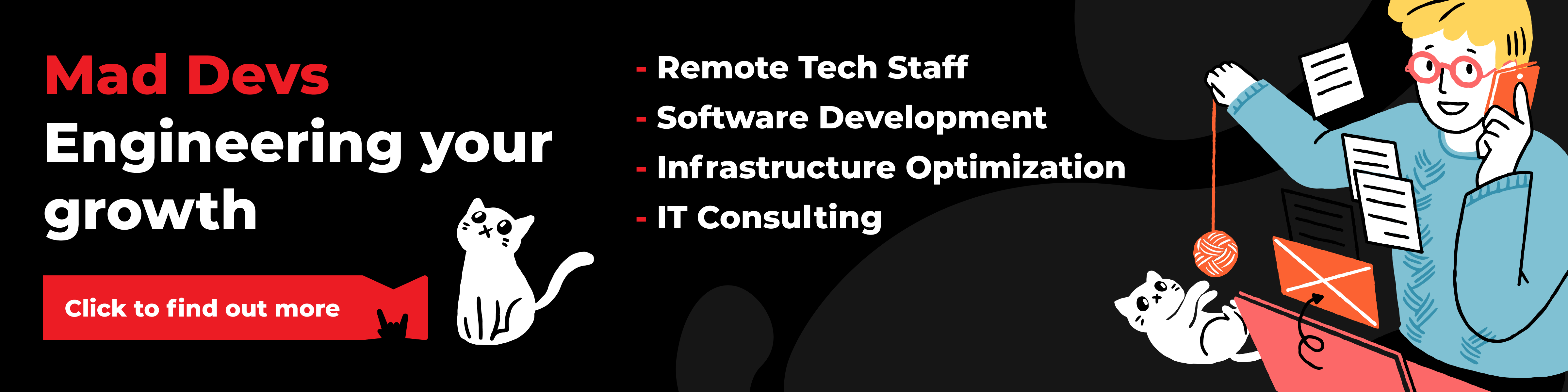 Custom software and mobile development.