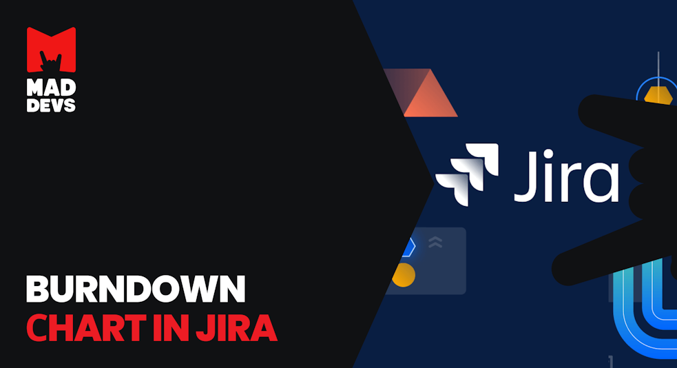 Burndown chart in Jira.