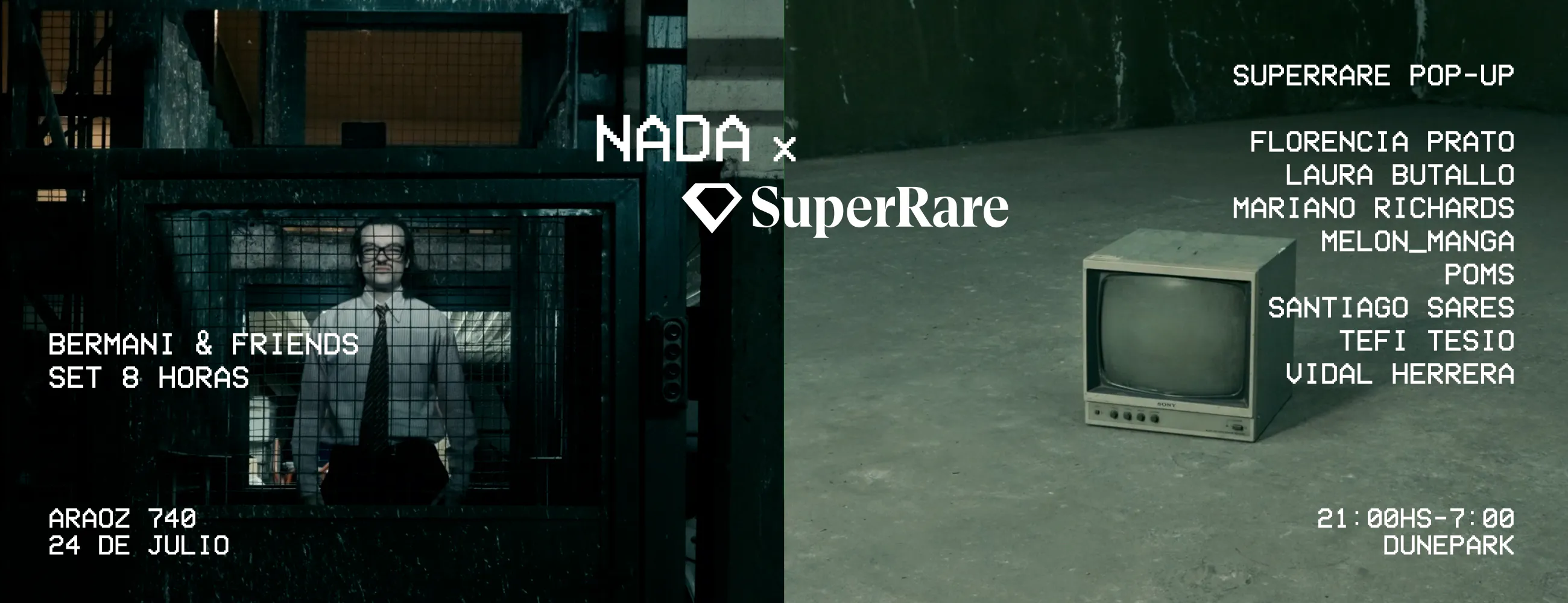 NADA × SuperRare — A night of art and club