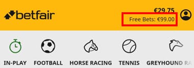 betfair sportsbook free bet